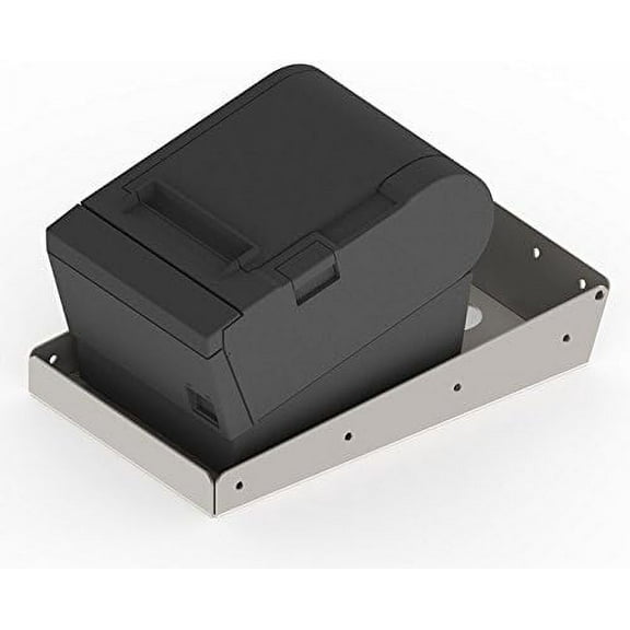 Stainless Steel Printer Tray, Mounts to Wall or Shelf Edge