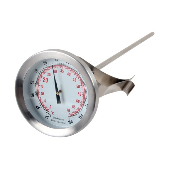 Stainless Steel Probes Thermometers Featuring Adjustable Mounting Clip for Chemicals Experiments and Photography