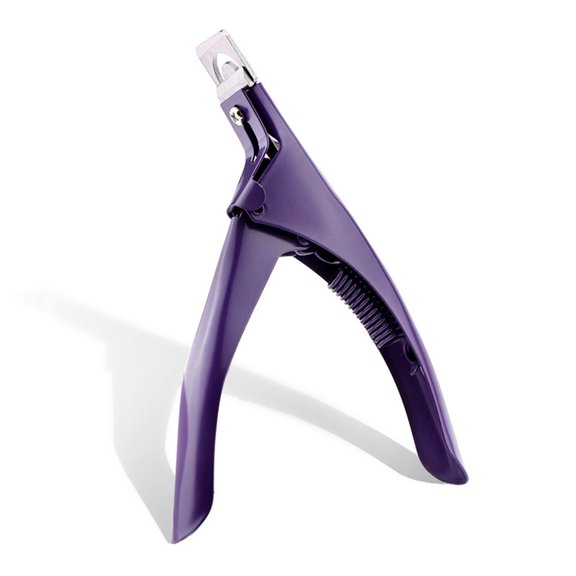 Stainless Steel Professional Nail Art Clipper False Tips Edge Cutters Manicure Colorful Nail Tools 7.8x13cm