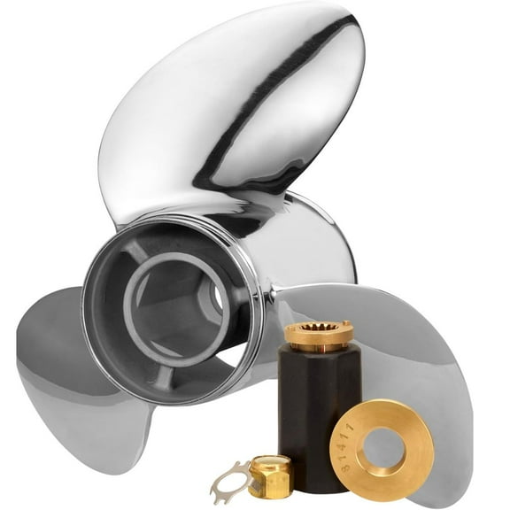 Stainless Steel Prop Propeller 14.5 14 1/2 x 19 RH Alpha for Mercury Mercruiser Alpha One by FASWORX