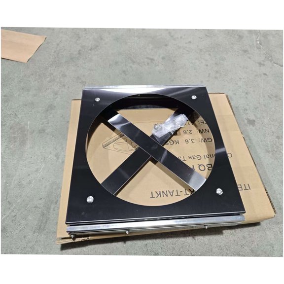 Stainless Steel Propane Tank Tray Silver Slide-Out Design for Outdoor Grill Cabinet Installation