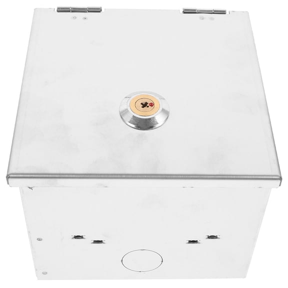 Stainless Steel Protective Socket Box with Lock for Outdoor Use Durable and Secure