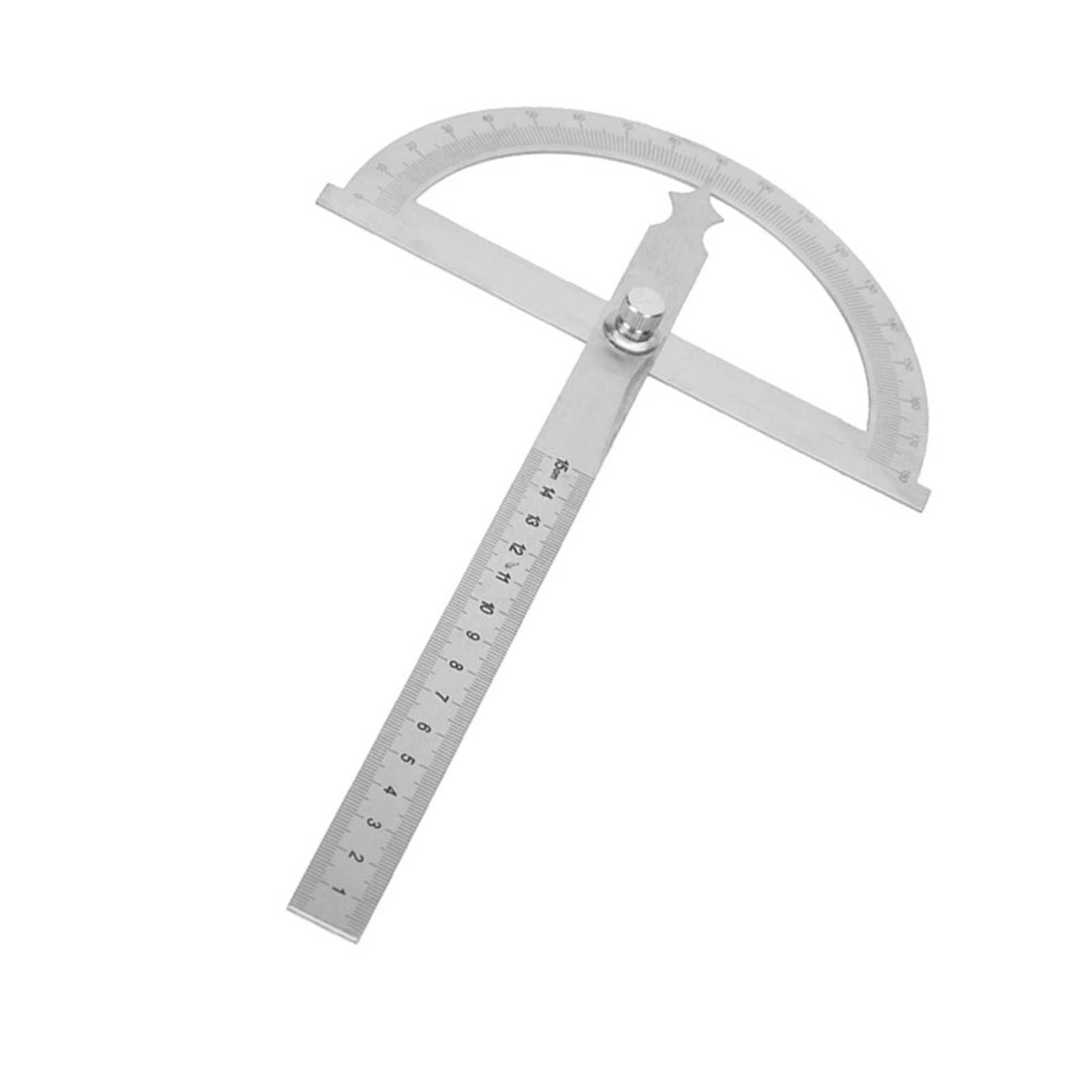 Stainless Steel Protractor, 0-180 Degree 15cm Digital Inclinometer ...