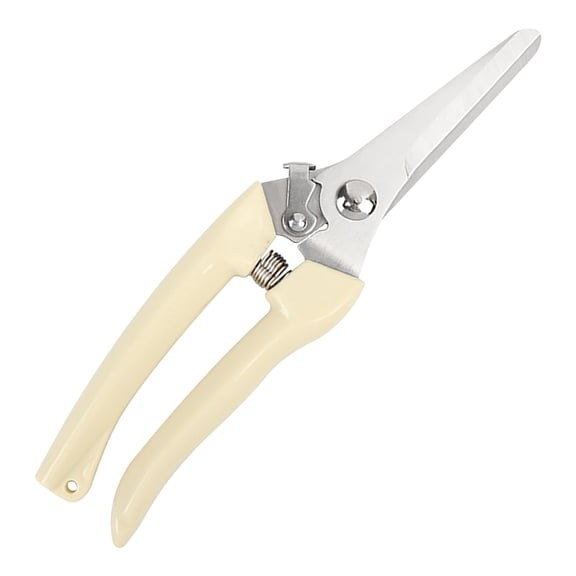 Stainless Steel Pruning Shears – Professional Tree & Fruit Garden Scissors with Straight Blade, Ergonomic Handle & Safety Lock for Precise Trimming and Harvesting