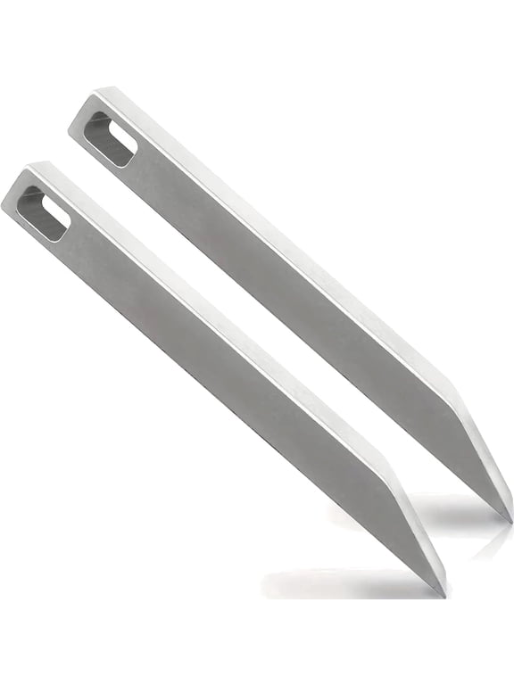 Stainless Steel Pry Bar 2 Pack - Heavy Duty Mini Keychain Prybar - Mighty Miniature Portable Multitool, Screwdriver, Bottle Opener, & Box Opener