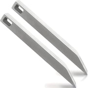 Stainless Steel Pry Bar 2 Pack - Heavy Duty Mini Keychain Prybar - Mighty Miniature Portable Multitool, Screwdriver, Bottle Opener, Box Opener