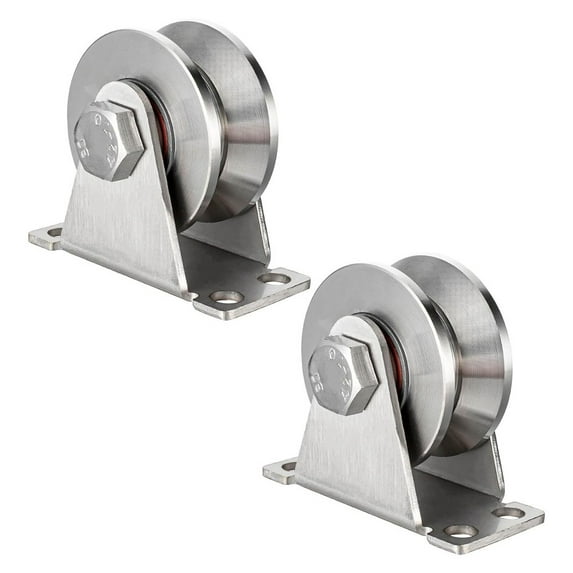 Stainless Steel Pulley Double Bearing Design Maximum Load Capacity 500kg