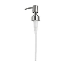 Stainless Steel Pump Head Liquid Soap Soap Pump Spare Parts Bathroom Brushed Dispenser Replacement Accessories