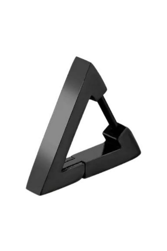 Stainless Steel Punk Black Earrings Men Women Ear Stud Hoop Dangle Jewelry Gift-3