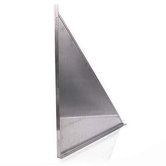 Stainless Steel Quarter End Panel for Restaurant Canopy Exhaust Hood (Right Quarter End Panel)