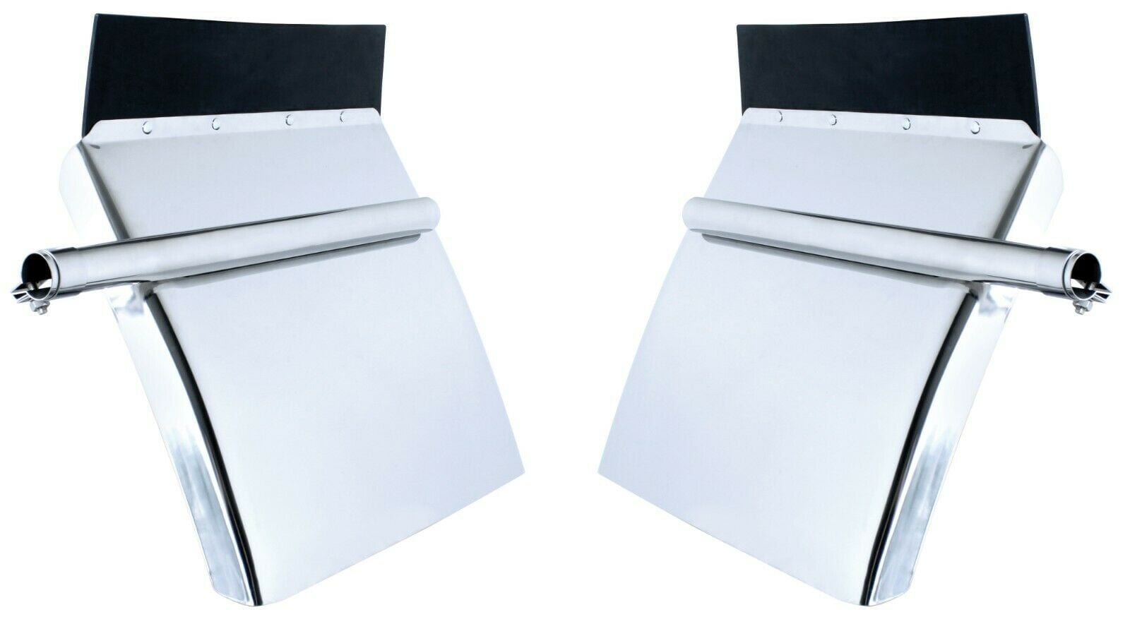 Dual Axle Trailer Fenders Volvo Fender 24"x24" Quarter Fender Set Stainless Steel Tube Bracket B 1191839 - Foto 2