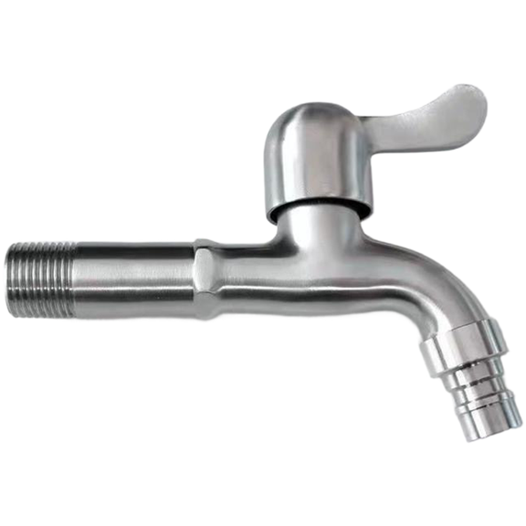 Stainless Steel Quick Open Faucet High Temperature Resistant Extended Water Tap