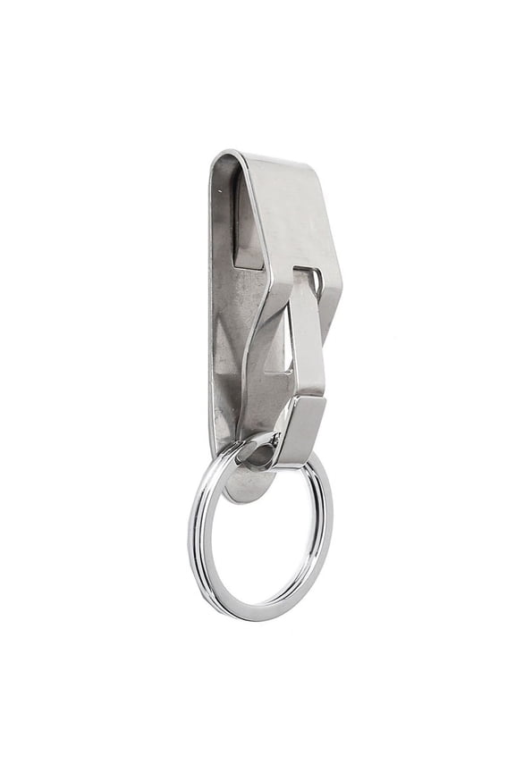 Stainless Steel Quick Release Keychain Belt Camping Tools Clip Key Accessories Buckle Convenient Belt Detachable Men