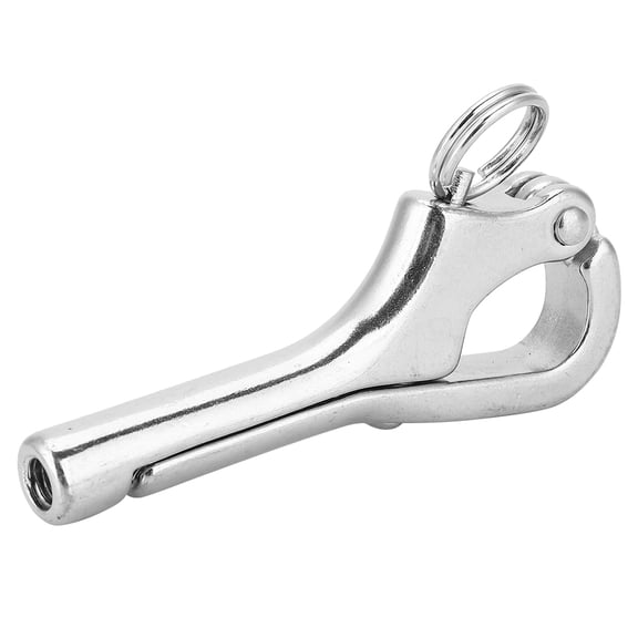 Stainless Steel Quick Release Snap Shackle Leash Hook for Boat Sailing Yacht Marine Hardware 4 in / 10.16 cm