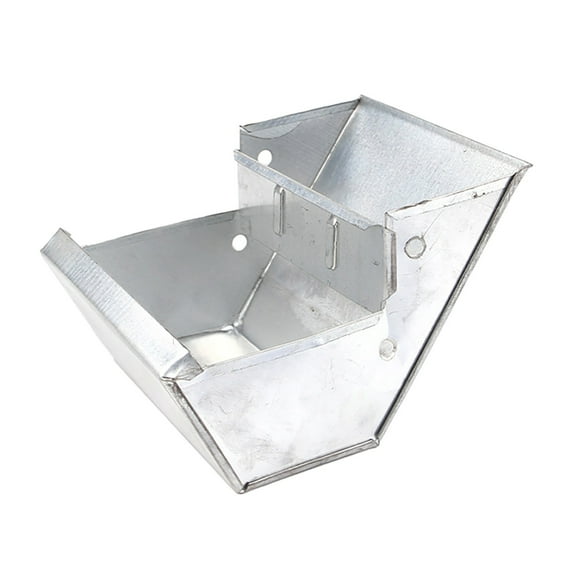 Stainless Steel Rabbit Durable Feed Box - Pet Feeding Trough, for Breeding Factory, Hygienic