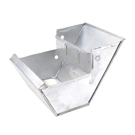 Stainless Steel Rabbit Feeder Trough Pet Feeding Dish for Breeding Farm and Home Use