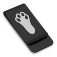 thumbnail image 1 of Stainless Steel Rabbit’s Foot Good Luck Charm Classic Slim Money Clip Credit Card Holder, 1 of 2