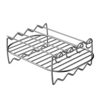 Stainless Steel Rack For Roasting Turkey, Turkey Roasting Rack For Grilling - Multi-use BBQ Rib Rack - Easy To Clean, Dishwasher