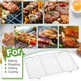 thumbnail image 1 of Stainless Steel Rack and Baking Grid for Versatile Cooking and Roasting Heavy Duty Kitchen Oven Rack with Multiple Sizes, 1 of 7