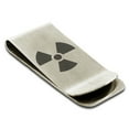 thumbnail image 1 of Stainless Steel Radioactive Engraved Money Clip Credit Card Holder, 1 of 1