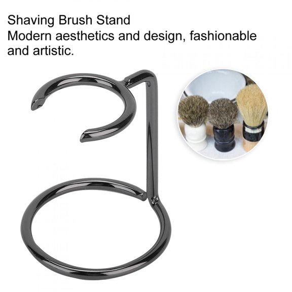 Stainless Steel Razor Brush Stand Holder, Shave Stand, for Men Salon Home Travel use