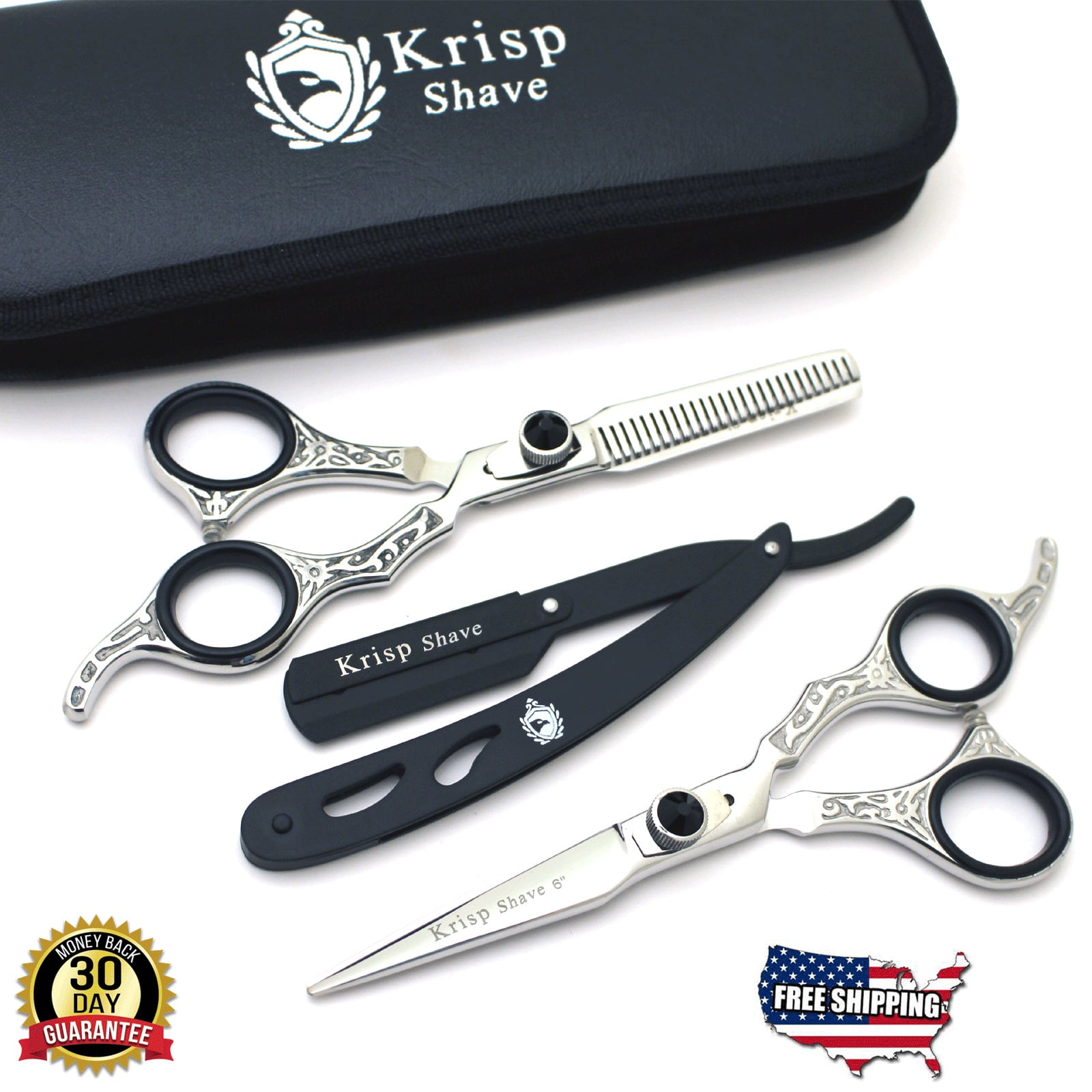 Cutter Razer Stainless Steel Razor Sharp Blades Barber Salon Home Hair Cutting ...