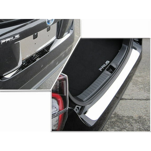 Stainless Steel Rear Bumper Accent 1Pc Fits 2016-2020 Toyota Prius RB16135 QAA