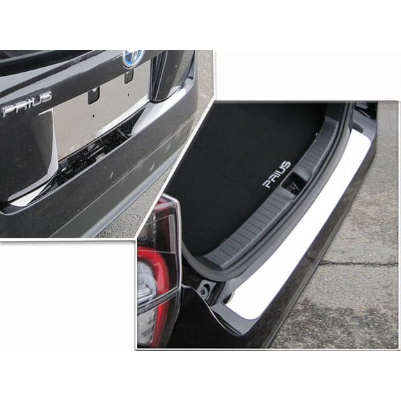 Stainless Steel Rear Bumper Accent 1Pc Fits 2016-2020 Toyota Prius RB16135 QAA