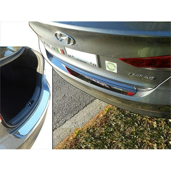 Stainless Steel Rear Bumper Trim Accent for 2017 HYUNDAI ELANTRA
