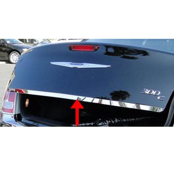 Stainless Steel Rear Deck Accent 1Pc Fits 2011-2015 Chrysler 300 RD51760 QAA