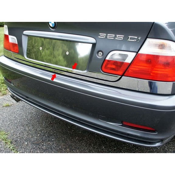 Stainless Steel Rear Deck Accent 2Pc Fits 2001-2005 BMW 3 Series RD25900 QAA