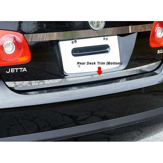 Stainless Steel Rear Deck Trim 1Pc Fits 2005-2010 Volkswagen Jetta RD25665 QAA
