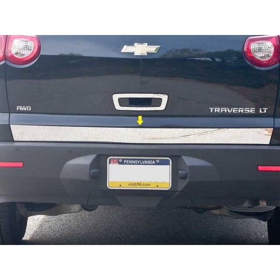 Stainless Steel Rear Deck Trim 1Pc Fits 2009-2012 Chevy Traverse RD49166 QAA