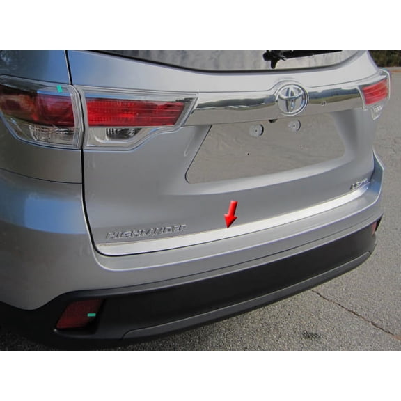 Stainless Steel Rear Deck Trim 1Pc Fits 2014-2019 Toyota Highlander RD14110 QAA