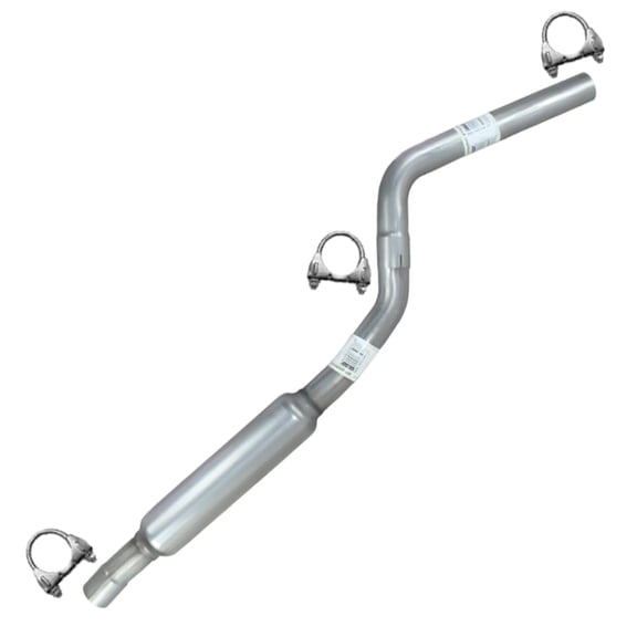 Northeastern Exhaust | Stainless Steel Rear Resonator Pipe Fits 20142018 Jeep Cherokee 2.4L | Includes Clamps | Direct-Fit Replacement