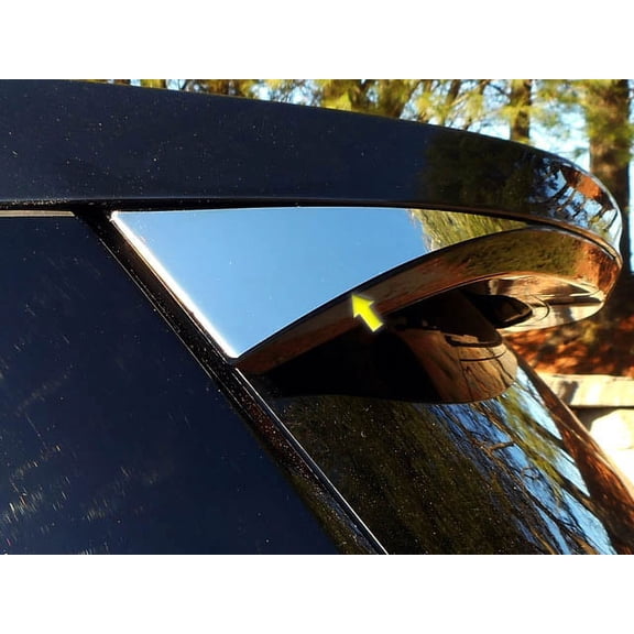 Stainless Steel Rear Window Set 2Pc Fits 2020 Lincoln Aviator RW60620 QAA