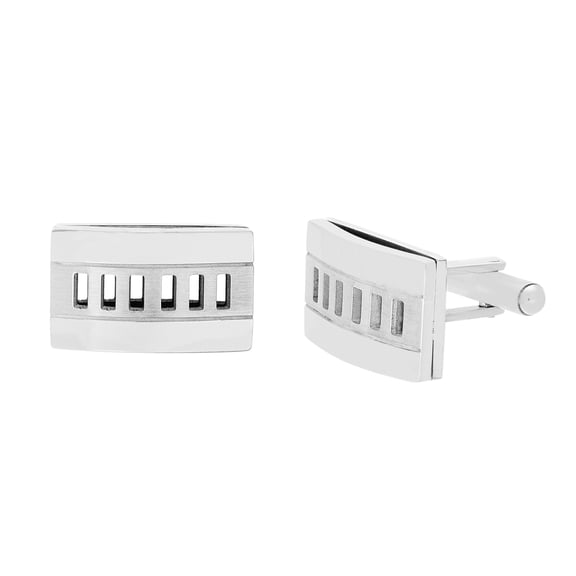 Stainless Steel Rectangular Cufflinks