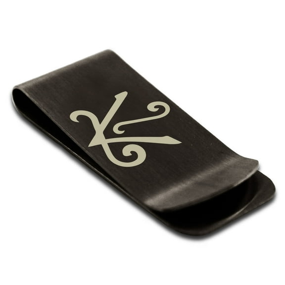Tioneer Stainless Steel Reiki Shanti Peace Engraved Money Clip Holder