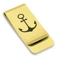 thumbnail image 1 of Stainless Steel Religious Anchor Classic Slim Money Clip Credit Card Holder, 1 of 2