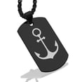 thumbnail image 1 of Stainless Steel Religious Anchor Dog Tag Pendant Necklace, 1 of 3