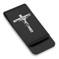 thumbnail image 1 of Stainless Steel Religious Cross Crucifix Classic Slim Money Clip Credit Card Holder, 1 of 2