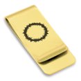 thumbnail image 1 of Stainless Steel Religious Crown of Thorns Classic Slim Money Clip Credit Card Holder, 1 of 2