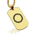 thumbnail image 1 of Stainless Steel Religious Crown of Thorns Dog Tag Pendant Necklace, 1 of 3