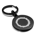 thumbnail image 1 of Stainless Steel Religious Crown of Thorns Round Medallion Keychain Circle Ring, 1 of 2