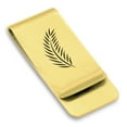 thumbnail image 1 of Stainless Steel Religious Palm Branch Classic Slim Money Clip Credit Card Holder, 1 of 2