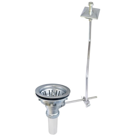 Stainless Steel Remote Control Drain with Cup Strainer