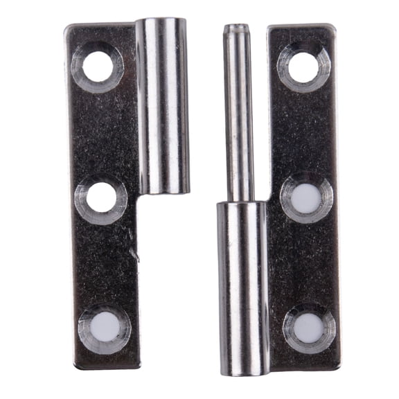 Stainless Steel Removable Hinge with Slip Joint and Lift Off Features Suitable for Cabinet Doors Offering Long Term Durability (2.5 inch right)