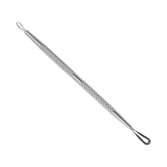 Stainless Steel Remover Blemish Extractor Beauty Tool Professional Home Equipment 5.3 x 0.2inch