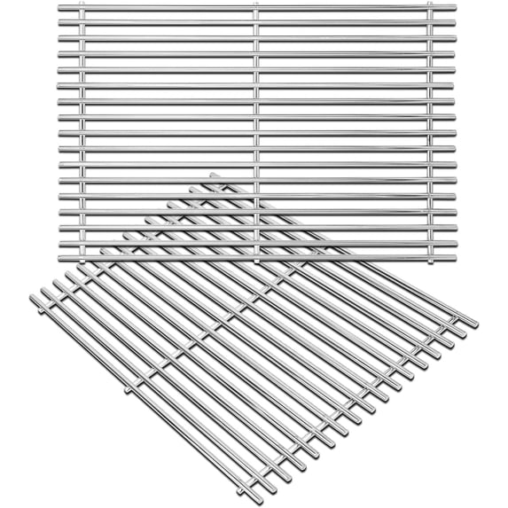 Stainless Steel Replacement Cooking Grates, For Genesis 300 Series, 2016 and Older