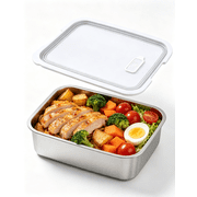 Stainless Steel Replacement Inner Container, 6.3 Cup Removable Liner for Electric Lunch Box